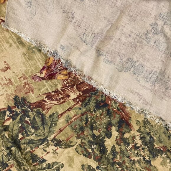 Bosporus Billiard Pastoral Scene Fabric 2+ Yards - Picture 5 of 6